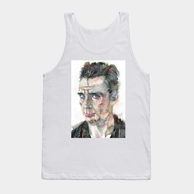 JACK KEROUAC watercolor portrait .6 Tank Top by lautir